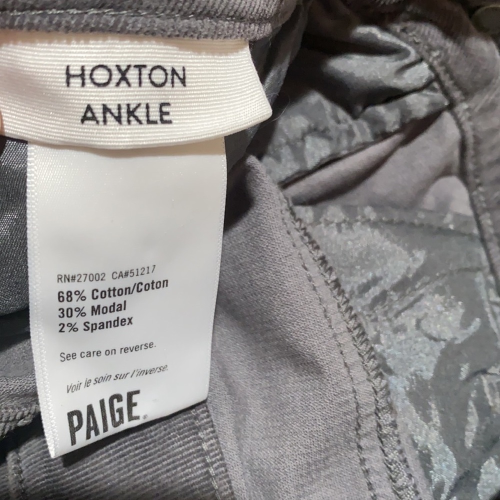 Final Sale 👀 No More Low Offers PAIGE HOXTON HIGH-RISE SLIM CORDUROY PANTS - Picture 9 of 13